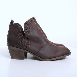 Rock & Candy Brown Ankle Booties